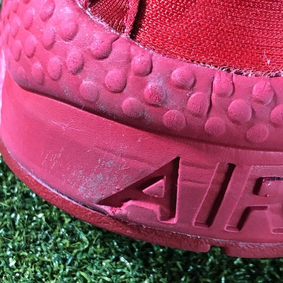 Nike Air Huarache Varsity Triple Red Sneakers Men’s 13 - Picture 9 of 12